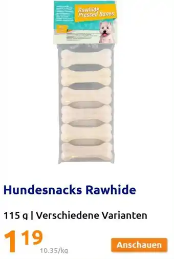 Action Hundesnacks Rahwide 115 g Angebot