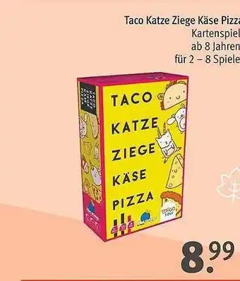 Rossmann Taco katze käse pizza Angebot