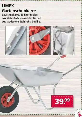 Kiebitzmarkt Limex gartenschubkarre Angebot