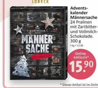 Rossmann Adventskalender männersache Angebot