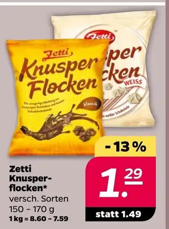 NETTO Zetti Knusperflocken 150/170g Angebot