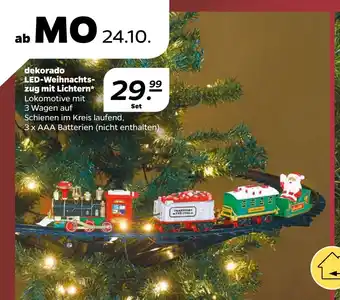 NETTO Dekorado LED-Weihnachtszug mit Lichtern Angebot