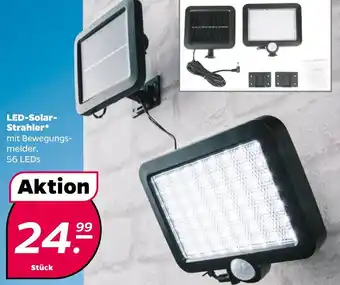 NETTO LED-Solarstrahler 56 LEDs Angebot