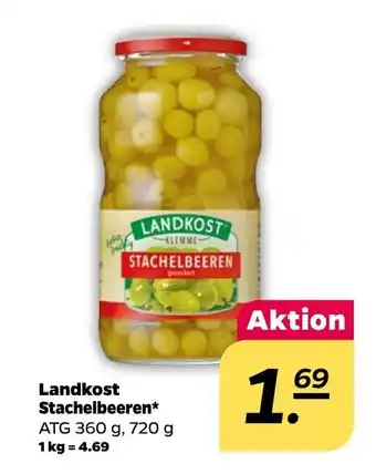 NETTO Landkost Stachelbeeren 720g Angebot