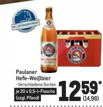 METRO Paulaner hefe-weißbier Angebot