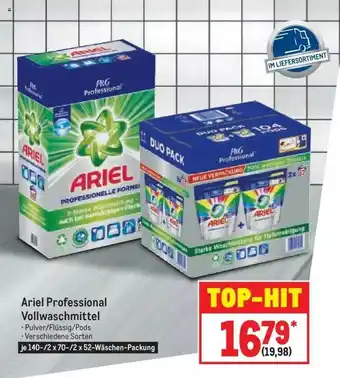 METRO Ariel professional vollwaschmittel Angebot