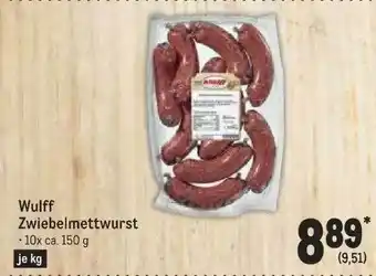 METRO Wulff zwiebelmettwurst Angebot