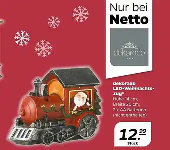 NETTO Dekorado led-weihnachtszug Angebot