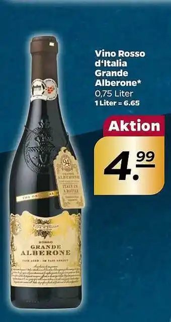 NETTO Vino rosso d'italia grande alberone Angebot