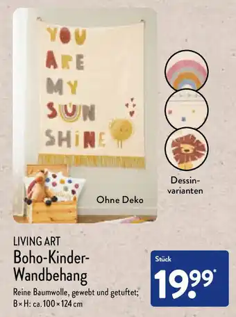 Aldi Nord Living Art Boho Kinder Wandbehang Angebot