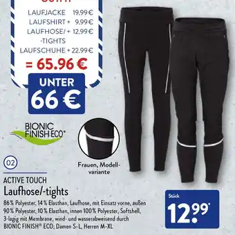 Aldi Nord Active Touch Laufhose/tights Angebot