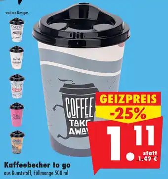 Mäc Geiz Kaffeebecher to go Angebot