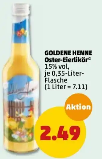 PENNY Goldene Henne Oster Eierlikör 0,35L Angebot