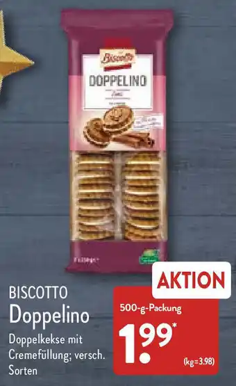 Aldi Nord Biscotto Doppelino 500 g Packung Angebot