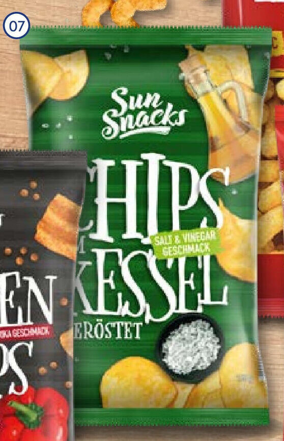 Sun Snacks Chips 150 g Beutel Angebot bei Aldi Nord