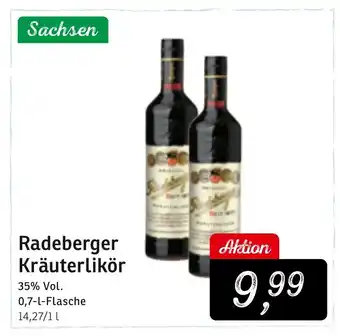 KONSUM Radeberger Krauterlikor Angebot