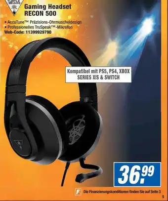 Expert Gaming headset recon 500 Angebot