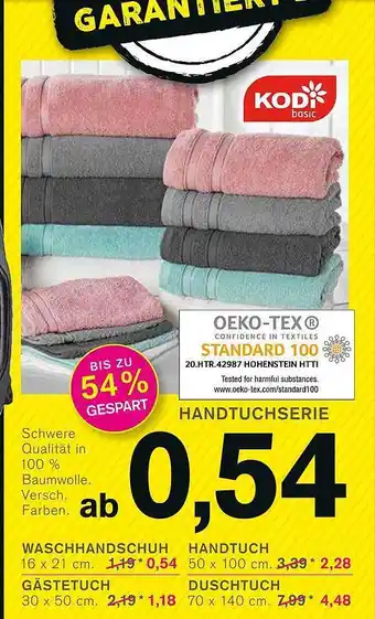 KODi Waschhandschuh oder handtuch Angebot