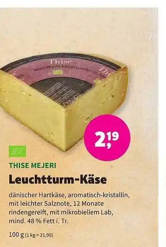 Naturgut Thise mejeri leuchtturm-käse Angebot