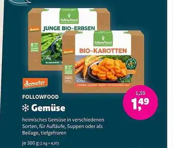 Naturgut Demeter followfood gemüse Angebot