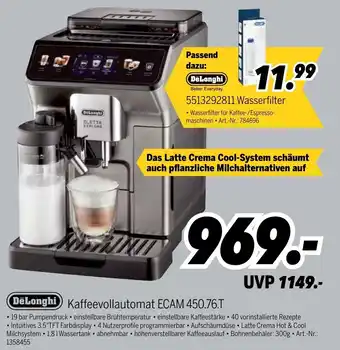 MEDIMAX DēLonghi Kaffeevollautomat ECAM 450.76.T Angebot