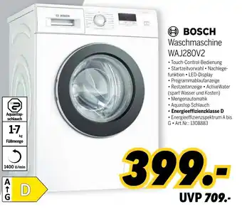 MEDIMAX Bosch Waschmaschine WAJ280V2 Angebot