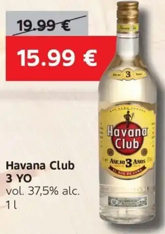 VELTA Free Shop Havana Club 3 YO 1L Angebot