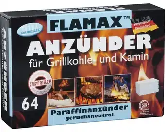 Hornbach Grill- und kaminanzünder flamax 64 stück Angebot