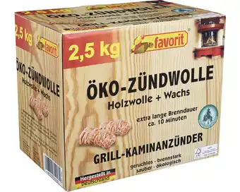 Hornbach Favorit feueranzünder öko-zündwolle 2,5 kg Angebot