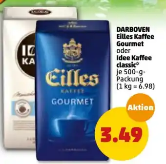 PENNY Darboven Eilles Kaffee Gourmet oder Idee Kaffee classic 500g Angebot