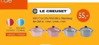 Zurbrüggen Le creuset mini cocotte metallics Angebot