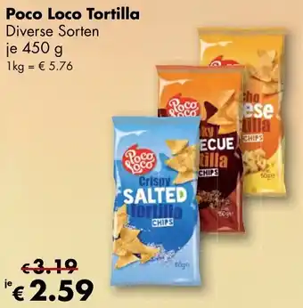 Travel Free Poco Loco Tortilla 450 g Angebot