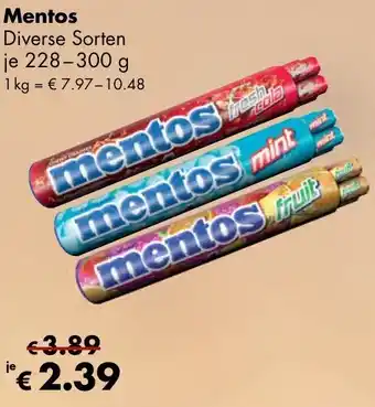 Travel Free Mentos 228-300 g Angebot