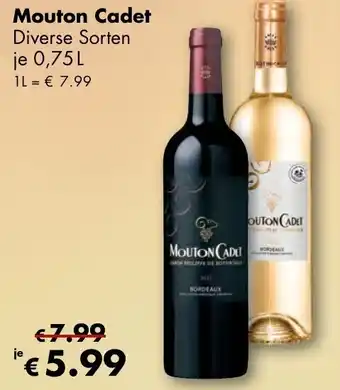 Travel Free Mouton Cadet 0,75 L Angebot