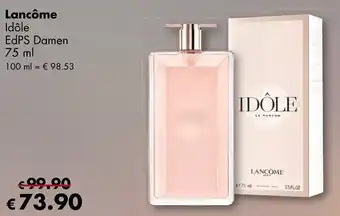 Travel Free Lancôme Idôle EdPS Damen 75 ml Angebot