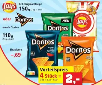 Thomas Philipps Lays KFC Original Recipe 150 g oder Doritos 110 g Angebot