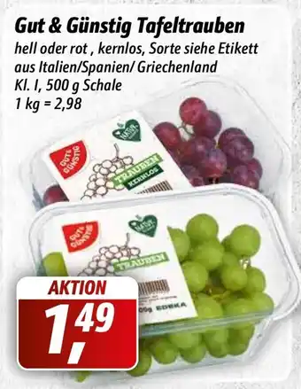 Simmel Gut & Gunstig Tafeltrauben 500g Angebot