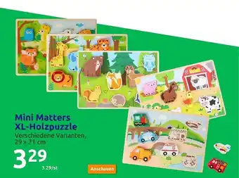 Action Mini matters xl-holzpuzzle Angebot