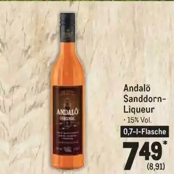 METRO Andalö sanddorn-liqueur Angebot