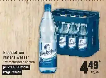 METRO Elisabethen mineralwasser Angebot