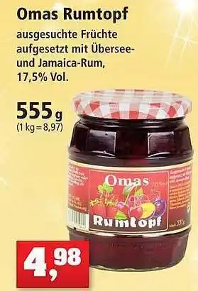 Thomas Philipps Omas rumtopf Angebot