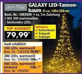 Norma24 Galaxy led-tannenbaum star max Angebot