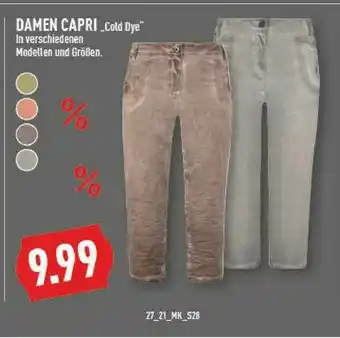 Marktkauf Damen Capri „cold Dye” Angebot