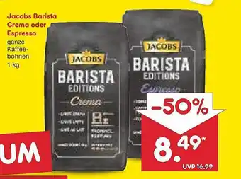 Netto Marken-Discount Jacobs barista crema oder espresso Angebot