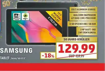 Marktkauf Samsung Tablet Galaxy Tab A 8.0 Angebot