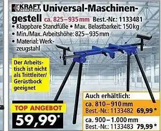 Norma24 Kraft universal-maschinengestell Angebot