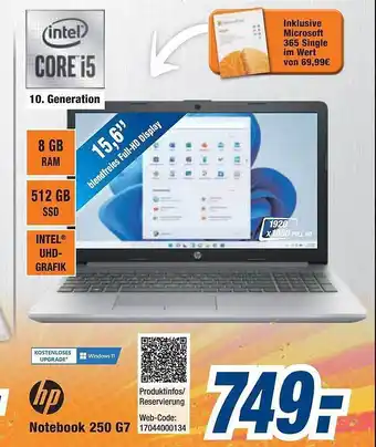 Expert Hp notebook 250 g7 Angebot