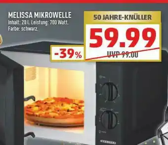 Marktkauf Melissa Mikrowelle Angebot