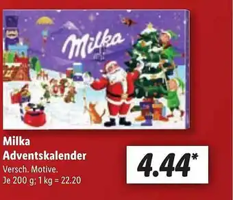 Lidl Milka adventskalender Angebot