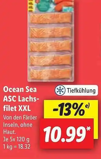 Lidl Ocean sea asc lachsfilet xxl Angebot